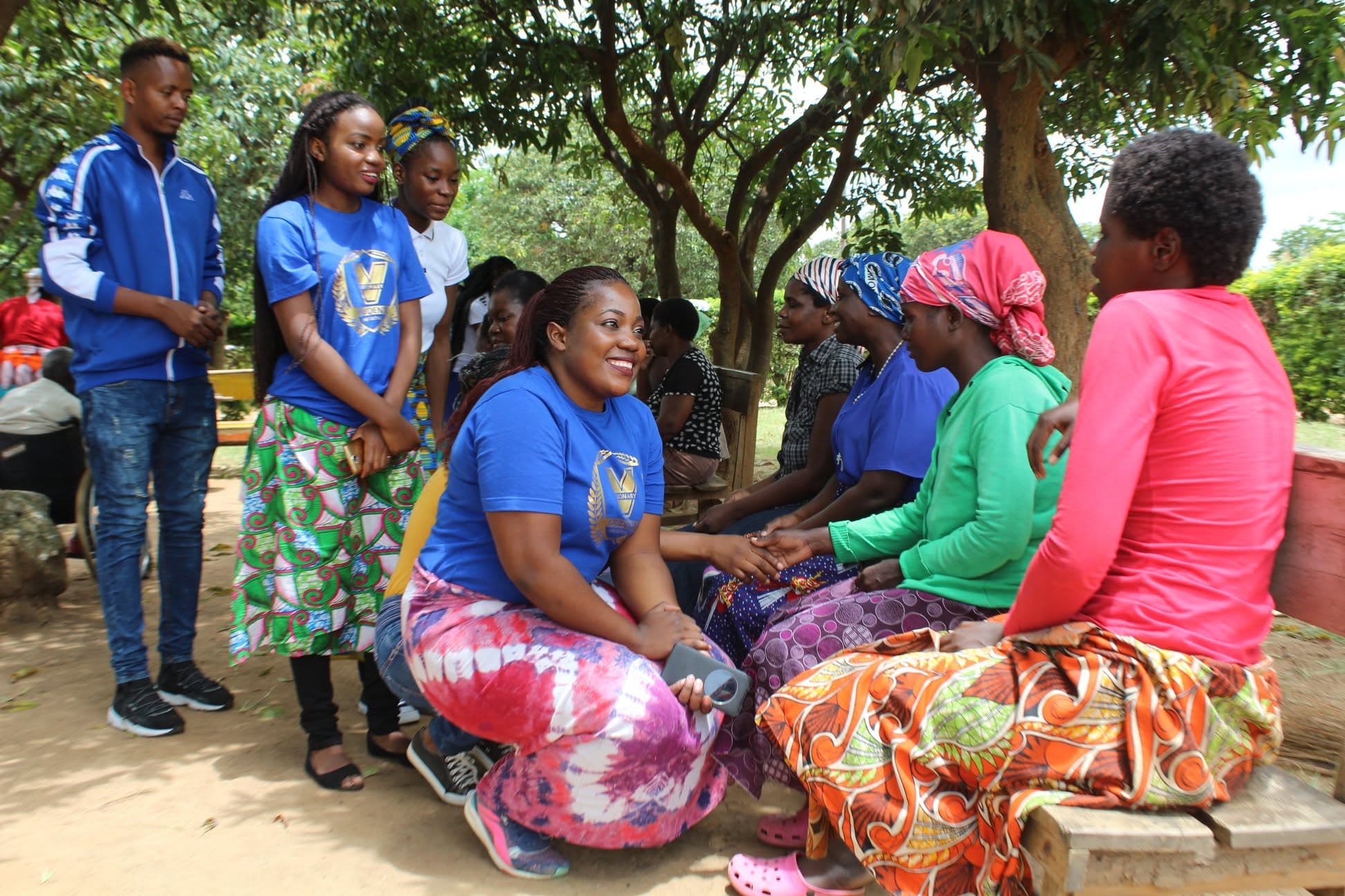 Young people participating in VSI activities